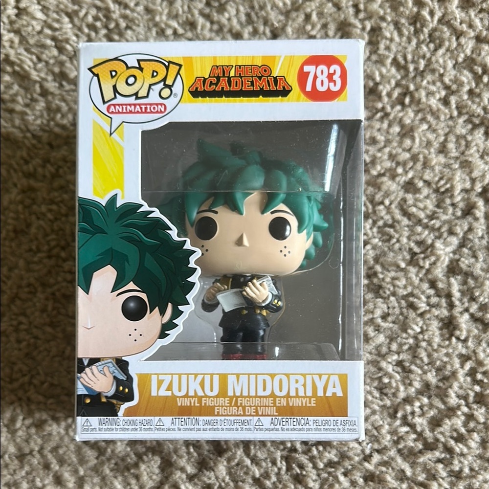 Funko Pop! Animation Izuku Midoriya Figure - Green and Black